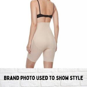 Naomi & Nicole Shape Wear Cool & Comfortable Hi-Waist Thigh Slimmer Size Medium